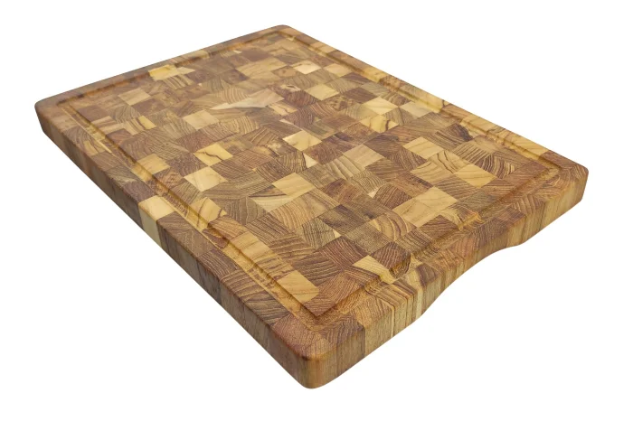 Thớt gỗ Teak đầu sớ CB02