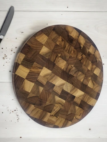 Thớt gỗ Teak đầu sớ CB07